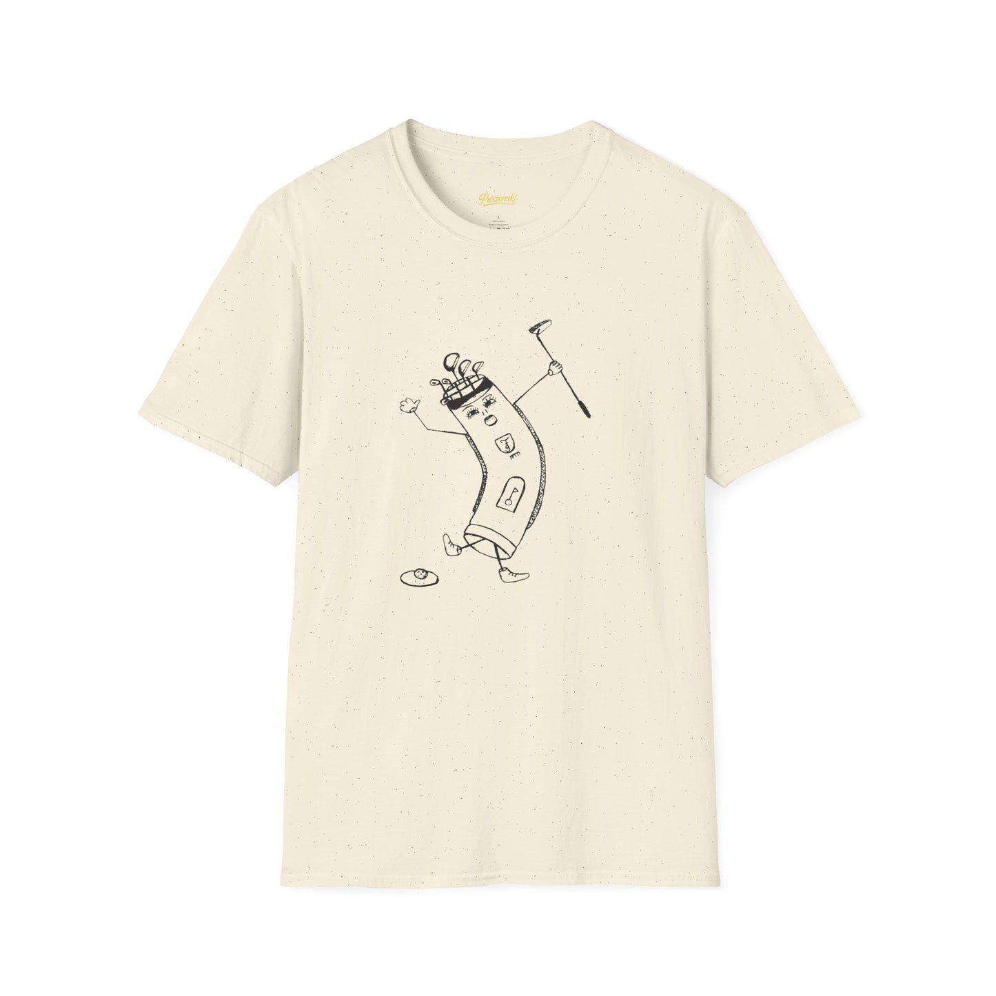 T-Shirt — Whimsical Dancing Banana Sketch Tee