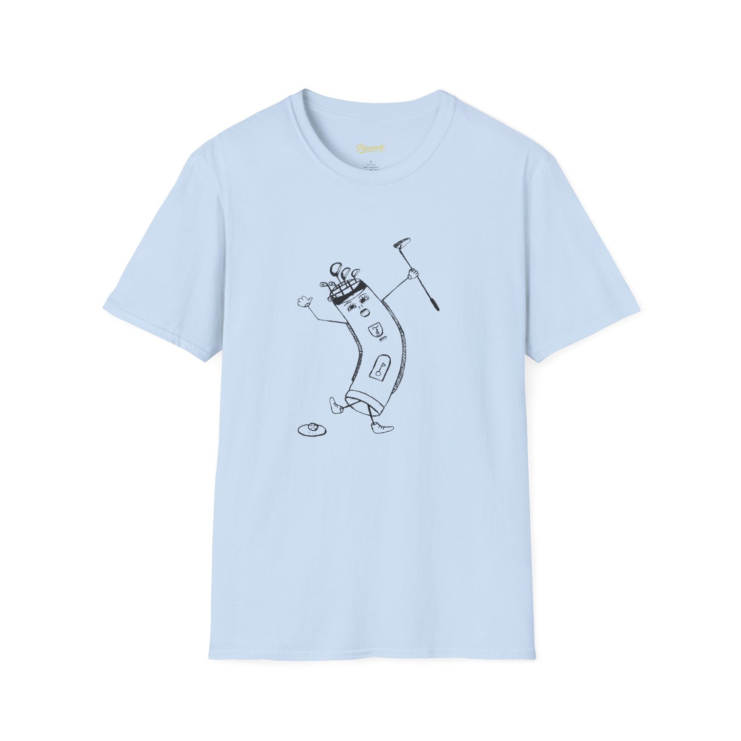 T-Shirt — Whimsical Dancing Banana Sketch Tee