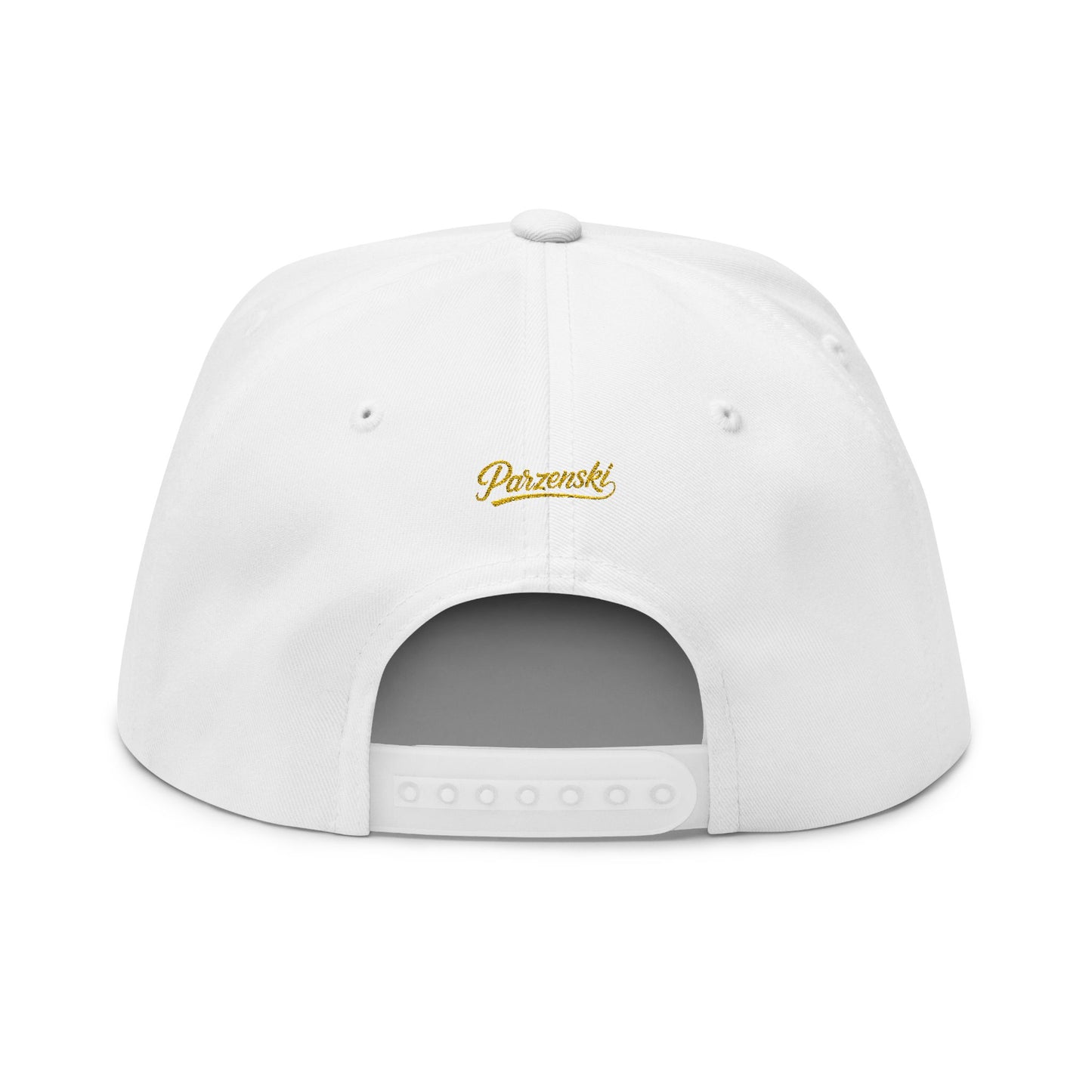 Stylish Embroidered Flat Bill Cap - Parzenski Collection
