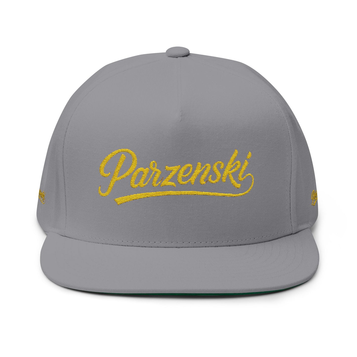 Stylish Embroidered Flat Bill Cap - Parzenski Collection