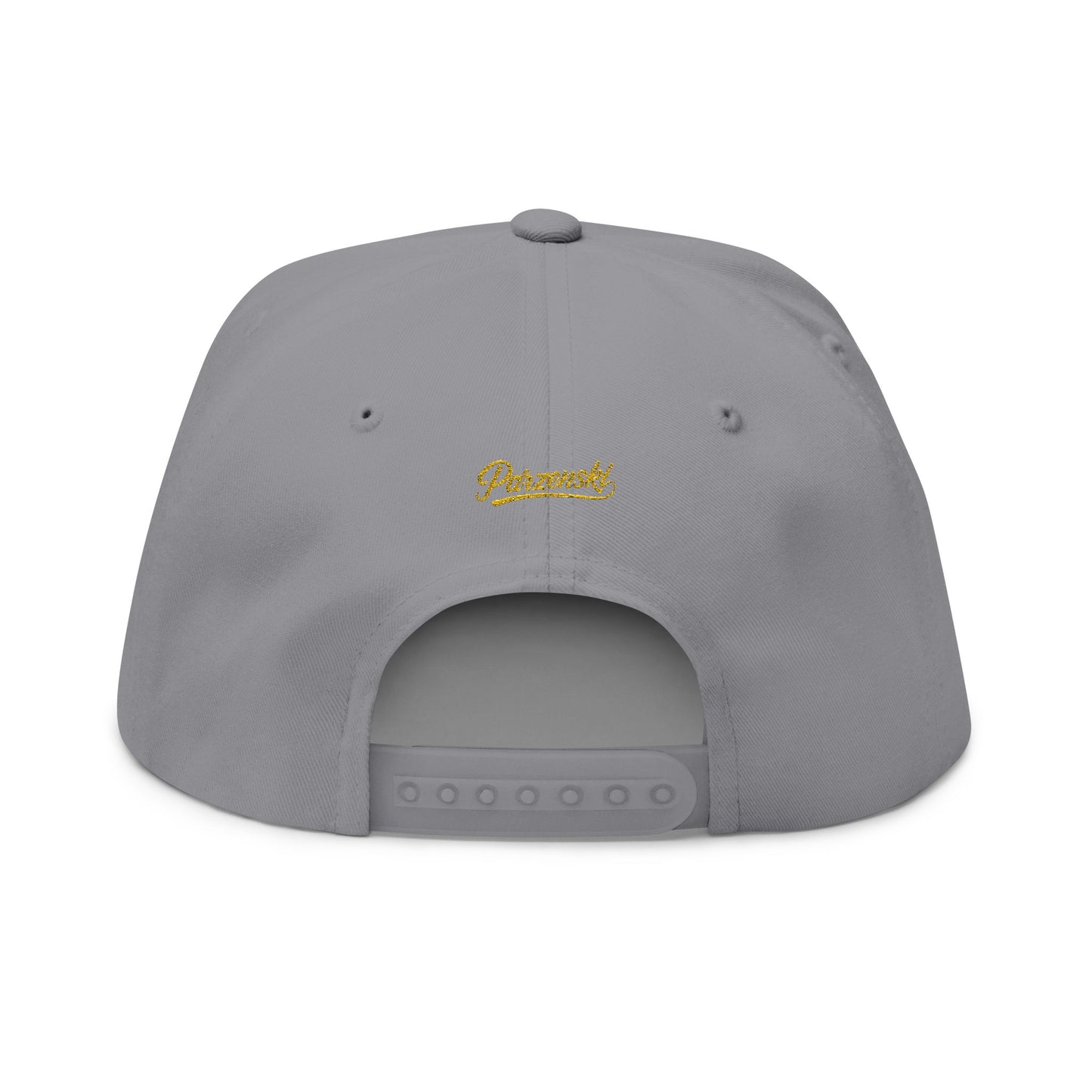 Stylish Embroidered Flat Bill Cap - Parzenski Collection