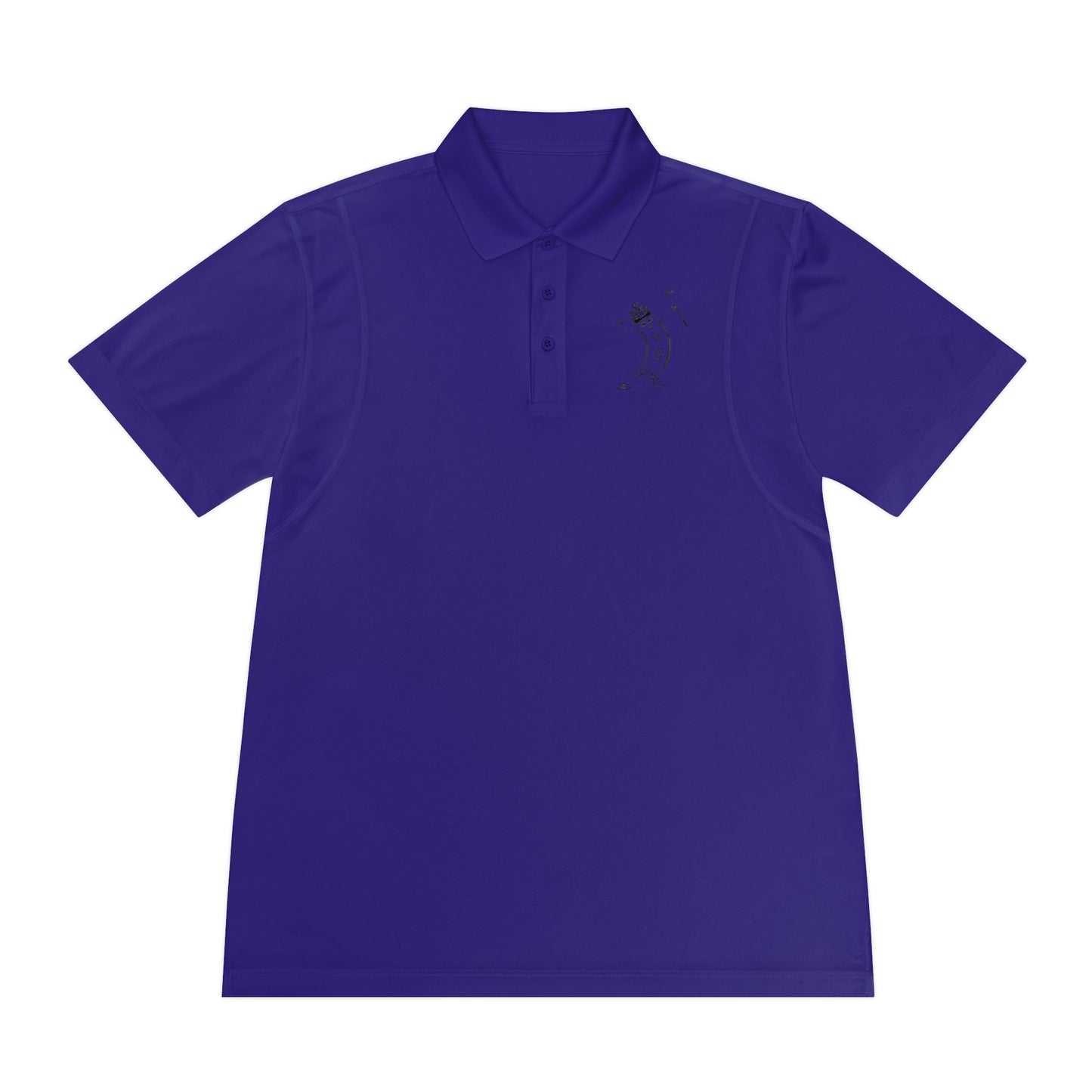 Golf Banana Polo Shirt — Men's Sport Polo with Golfing Banana Design