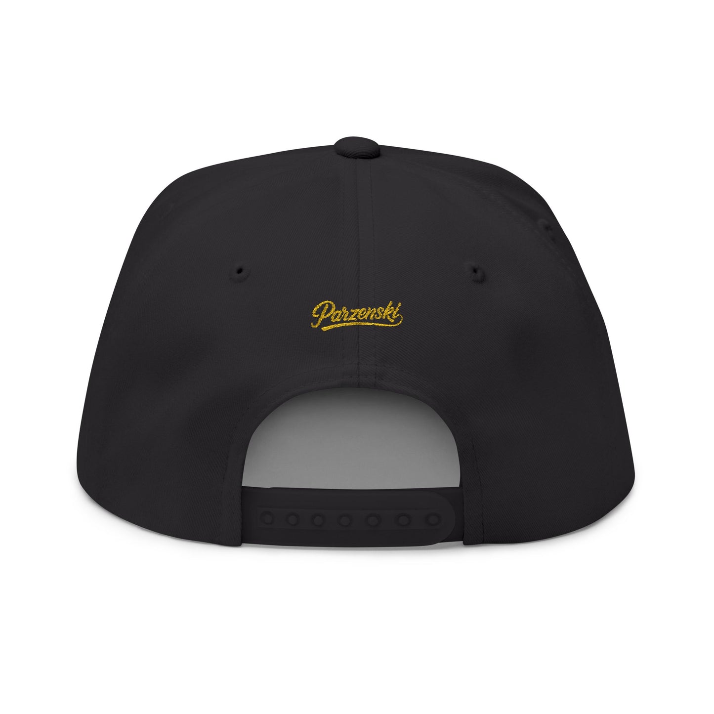 Stylish Embroidered Flat Bill Cap - Parzenski Collection